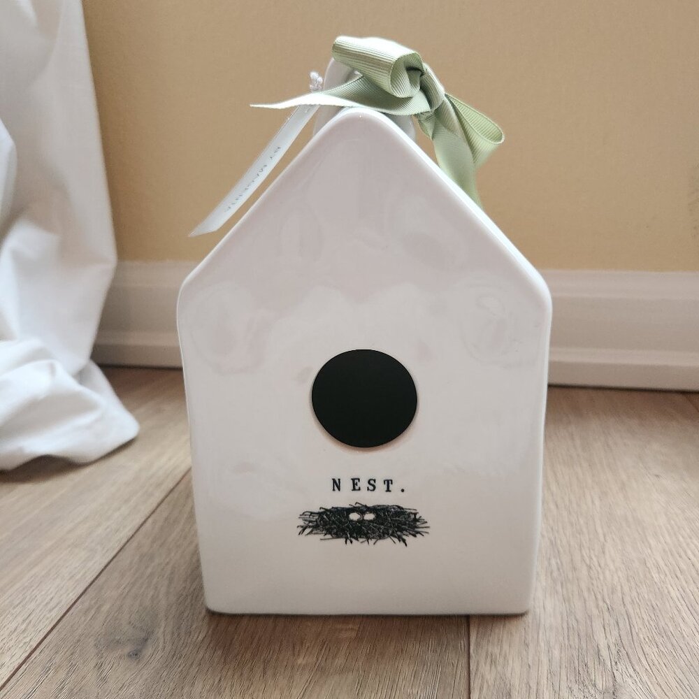 NWT Rae Dunn *DIMPLY* Icon Nest Birdhouse